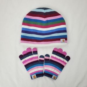 Carhartt hat and gloves set